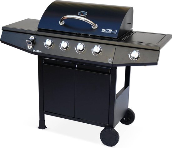 sweeek - Gas barbecue, treville, grilloppervlak 59,6x33,5cm