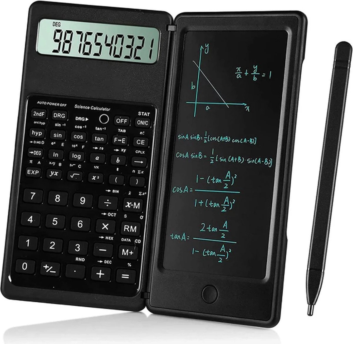 Rekenmachine - Digitale rekenmachine - Digitaal schrijfblok - Rekenmachine  met notitieblok | bol
