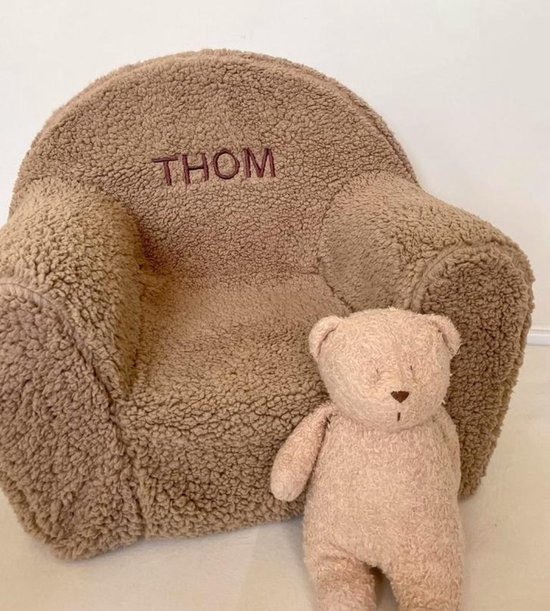 Teddy Stoel Met Naam Kinderfauteuil Beige Max 8 Tekens Bol Teddy Stoel Met Naam Kinderfauteuil Beige Max 8 Tekens Bol