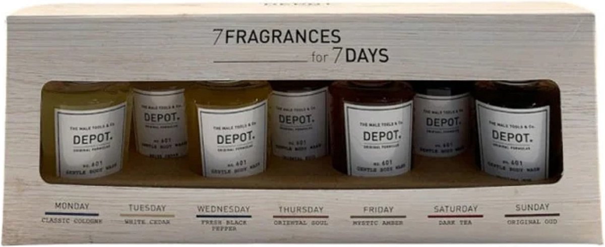 Depot No. 601 7 Fragrances for 7 Days Kit