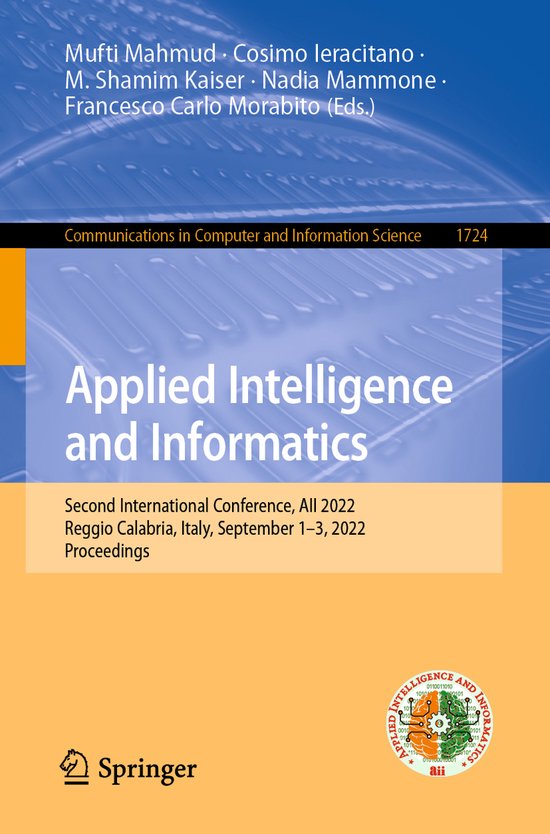 Communications in Computer and Information Science1724- Appl ... - cover