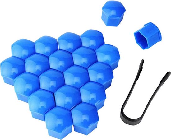Wielmoerkapjes 19mm Kunststof Zwart | SY WN19Z