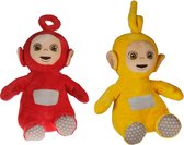 Teletubbies pluche speelgoed set knuffel Po en Laa Laa 30 cm - Speelfiguren set