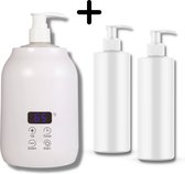 Massage Olie Verwarmer - 250 ML - Inclusief 2 Dispensers - Professioneel – Elektrisch - Massage – Créme, Body Lotion, Heater – Erotisch