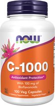 NOW Foods - Vitamine C-1000 - Met 100 mg Bioflavonoïden - 100 Vegicaps