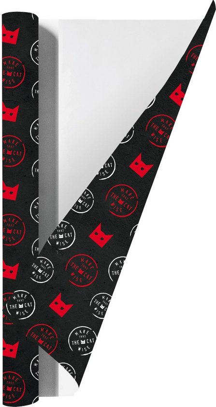 Make that the CAT wise kaftpapier voor schoolboeken - 70 cm x 2 meter - 3 rollen