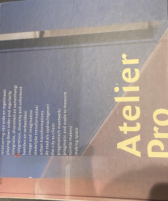 9789064504327 - Atelier Pro