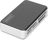 DIGITUS Kartenleser USB 2.0, All-in-One unterstutzt T-Flash,inkl. USB A/M -Mini-USB-Kabel