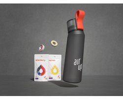 Air up Starter Set 650 ml Drinkfles Antraciet – met 2 pods Wild Berry &  Lemon | bol.com