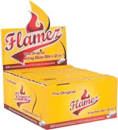Flamez - Flamez King Size Slim Two In One - Lange vloei en tip - Doos 24 Stuks