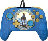 Bol.com PDP Rematch - Bedrade Nintendo Switch Controller - Zelda Hyrule Blue aanbieding