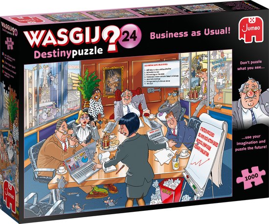 Reden diepgaand Salie Wasgij Destiny 24 Business As Usual! puzzel - 1000 stukjes | bol.com