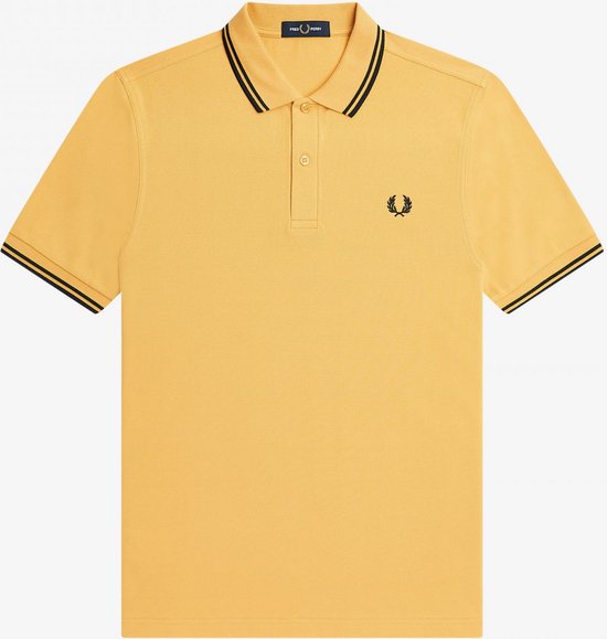Fred Perry - Polo M3600 Jaune P95 - Regular-fit - Polo Homme Taille L