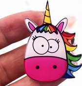 Akyol - unicorn Broche | Broche | unicorn | eenhoorn| Cadeau - enamel broche -broche pins -kledingspeld – pin - Bedankje – leuke broche -verjaardag cadeau - cadeau