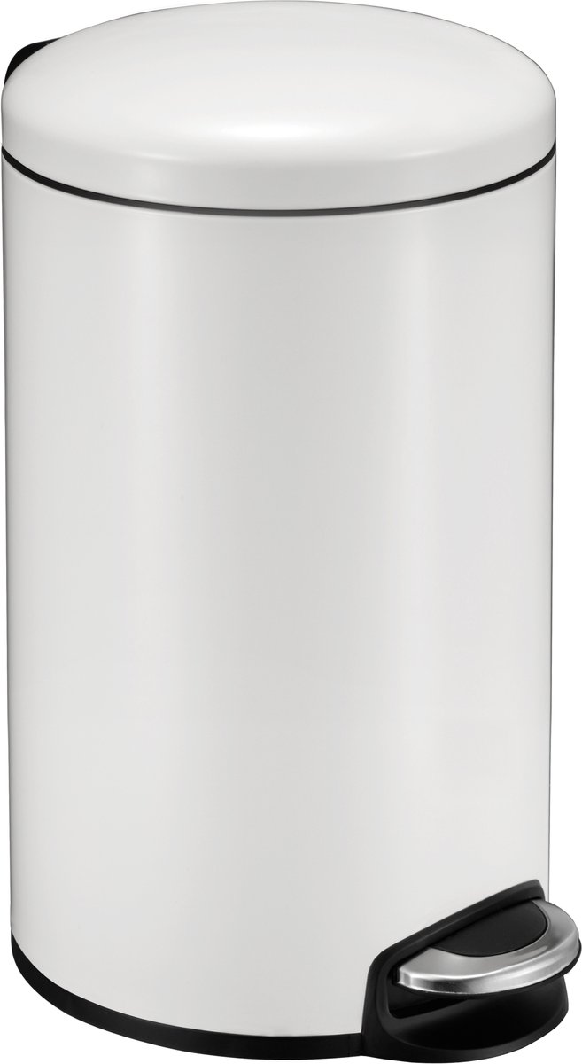 Goedkoopste EKO - Maggey pedaalemmer 20 liter - Stainless steel Polypropyleen - wit - Prullenbak