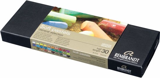 Rembrandt pastel doux demi 30 couleurs
