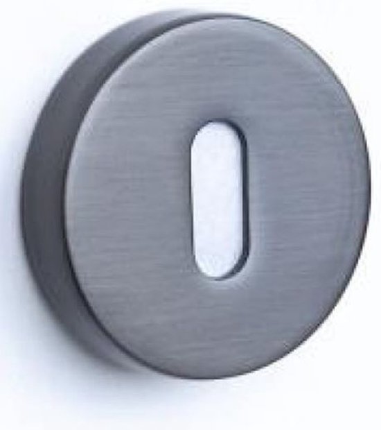 Oss Rozet SAAR Systems rozet geborsteld gunmetal (zwart nikkel) geborsteld met ...