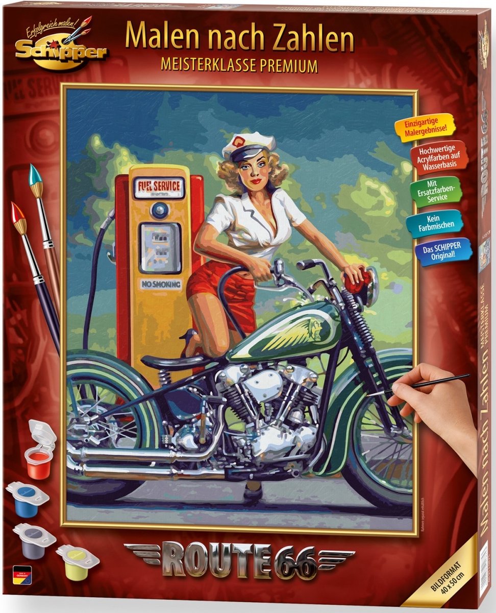 Malen nach Zahlen - Route 66
