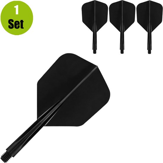 Condor Axe Flight System - Small Black - Dart Flights van Condor — afbeelding 4