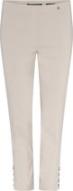 Robell Lena09 Dames Comfort Stretch 7/8 Pantalon - Zand - Maat52