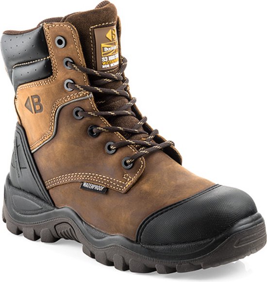 Caterpillar Munising P720161 Grijs Chaussures Haute Sécurité S3