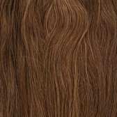 My Hair Affair - Hairextensions - Seamless Clip In Hair - Medium Brown - Human Hair - Double Drawn