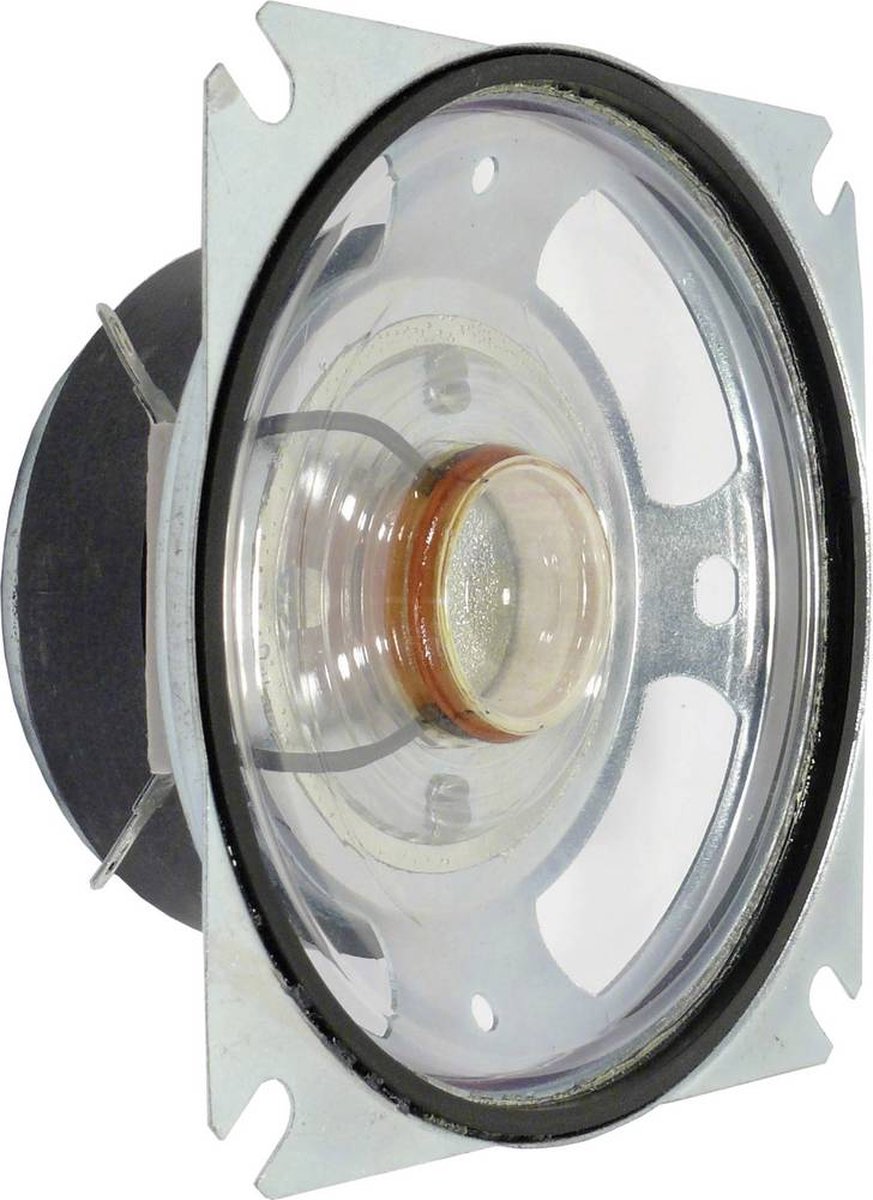Visaton SL 87 XA - 4 Ohm 3.3 inch 8 cm Breedband-luidspreker 20 W 4 Ω Transparant membraan UV-bestendig