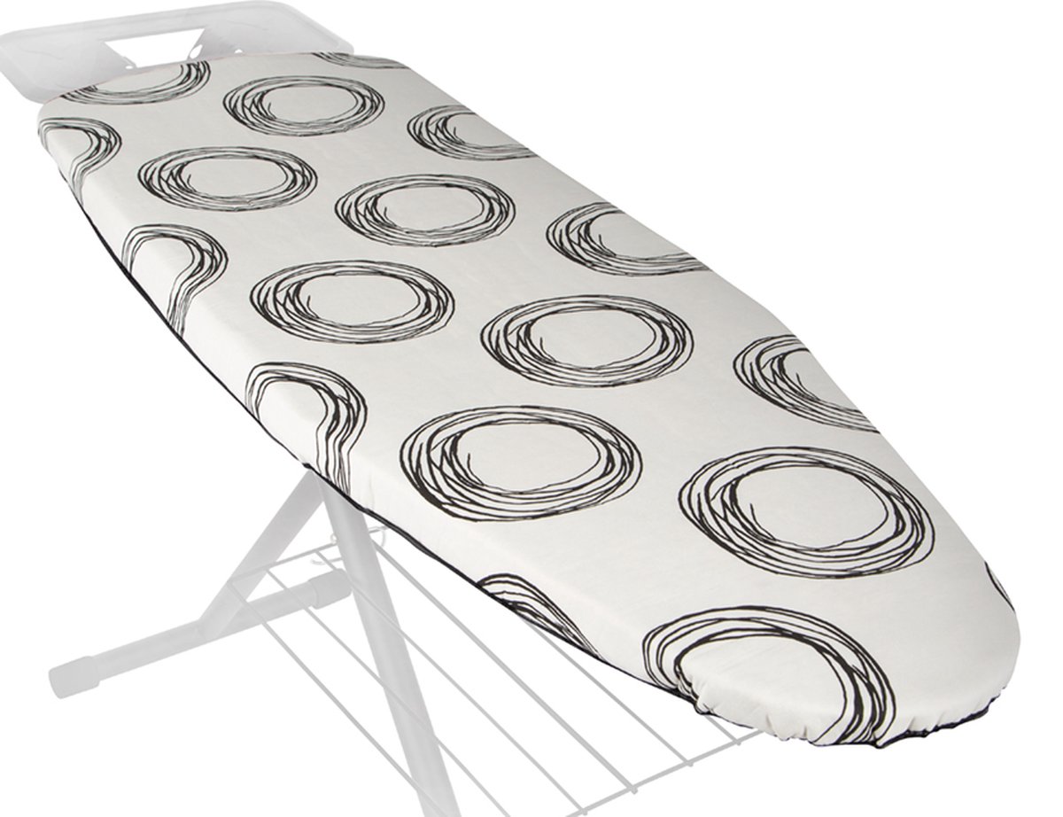 Housse de planche à repasser 100% coton, avec rembourrage de 4 mm pour  table à repasser, réflexion de la chaleur, 130 x 45 cm