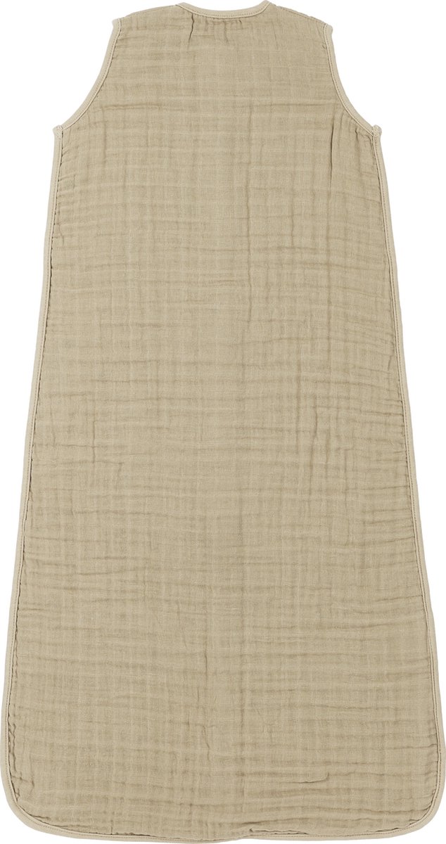 Meyco Baby Uni baby zomerslaapzak - pre-washed hydrofiel - sand - 110cm - 0.5 TOG — afbeelding 3