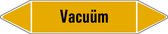 Vacuüm leidingmarkering op vel 252 x 52 mm - 3 per vel