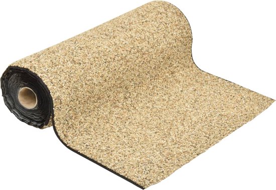 vidaXL Grindfolie 150x60 cm natuurlijke zandkleur - Grindfolie - Grindfolies - Vijverfolie - Grindfolie Vijver
