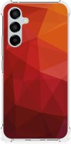 Shockproof Case geschikt voor Samsung Galaxy A54 Polygon Red