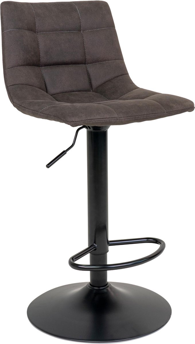 House Nordic Middelfart Barkruk Donker Grijs (Set van 2)