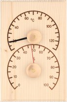 Saunaland Sauna Thermometer & Hygrometer Grenen