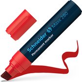 Schneider permanent marker - Maxx 280 - beitelpunt - rood - S-128002