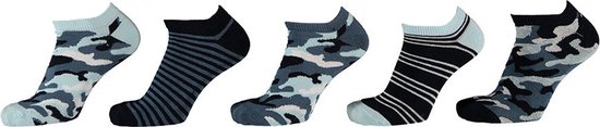 iN ControL 5pack sneakersocks ARMY blue 35/38
