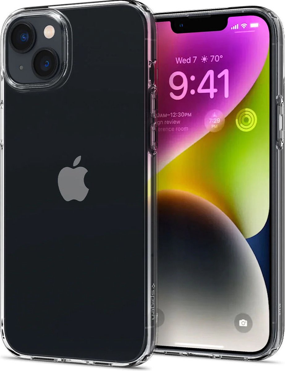 Spigen Crystal Flex Apple iPhone 14 Hoesje Back Cover Transparant