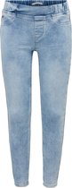 NIKKIE Mid Waist/ Skinny Leg Jeans Jegging Meisjes - Lichtblauw - Maat 164