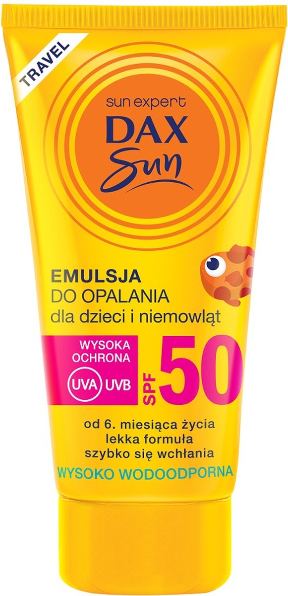 Zonnebrandemulsie voor kinderen en baby's SPF50 Travel 50ml
