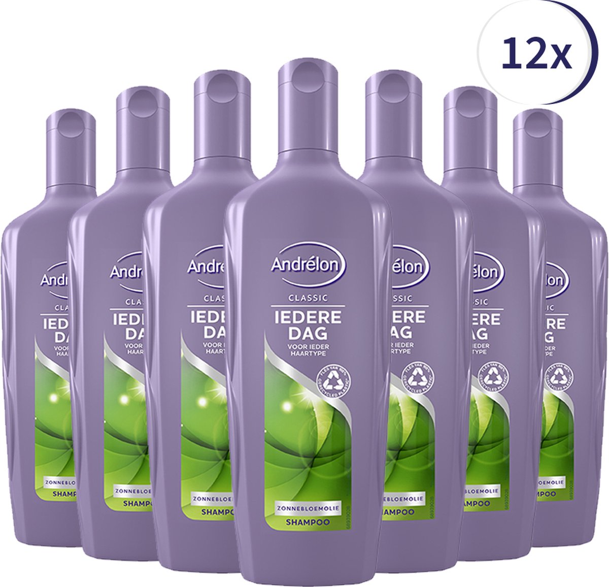 Andrélon Classic Iedere Dag Shampoo - 12 x 300 ml - Voordeelverpakking