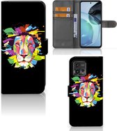 GSM Hoesje Motorola Moto G72 Book Cover Lion Color