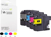 Improducts® Inkt cartridges - Alternatief Brother LC-422XL LC 422 bk/c/m/y multipack inktcartridges o.a. DCP-J5340DW DCP-J5345DW DCP-J5740DW DCP-J6540DW DCP-J6940DW LC-422VAL