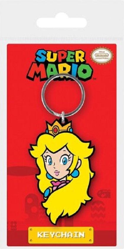Nintendo - Super Mario - Princess Peach - Rubber Sleutelhanger