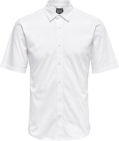 ONLY & SONS ONSMILES SS STRETCH SHIRT Heren Overhemd - Maat M