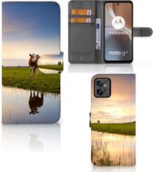 Smartphone Hoesje Motorola Moto G32 Flip Case Koe