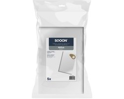 SQOON® Stofzuigerzakken geschikt voor Nilfisk Buddy II - Gelijk aan model: 81943048 - High Filtration - Ideaal voor industrieel gebruik en fijne stofopname