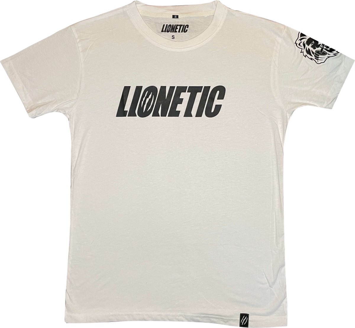 Lionetic Fitness Shirt -Gym Kleding - Gym Kleding Heren - Gym Shirt - Herenbodybuilding T-shirt - Wit - Evolution series - S