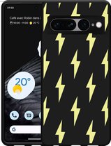 Cazy Hoesje Zwart geschikt voor Google Pixel 7 Pro Lightning