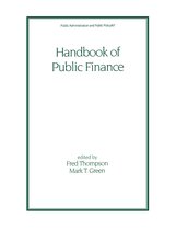 Public Administration and Public Policy- Handbook of Public Finance