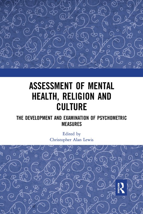 Assessment of Mental Health, Religion and Culture - cover